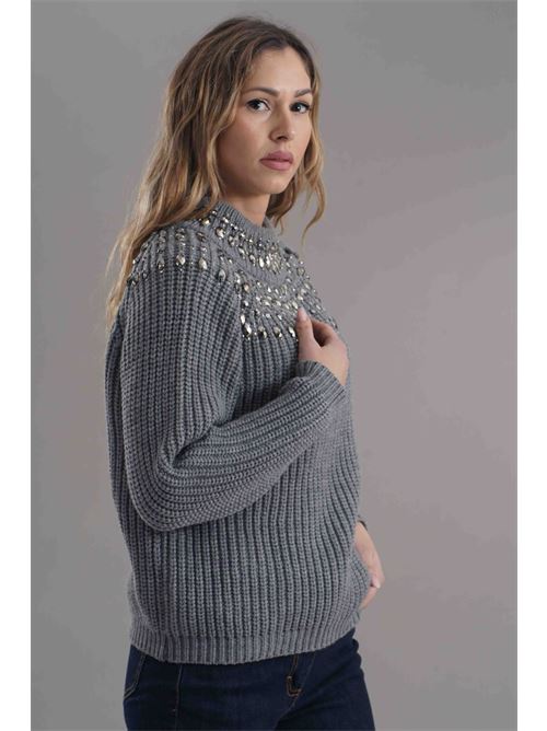 Maglia con strass Try Me | 5048GREU